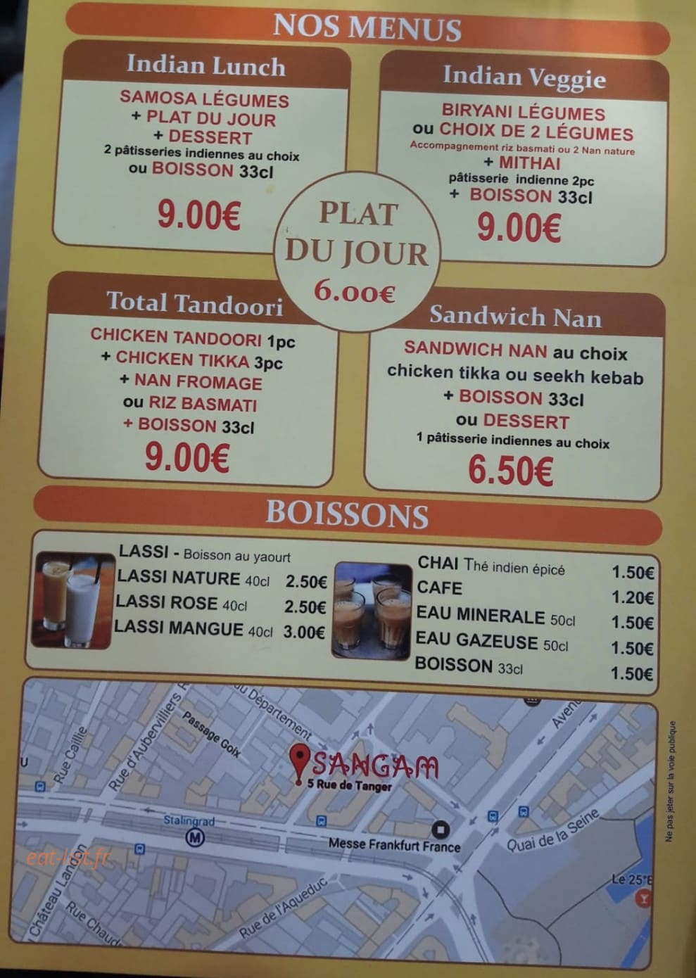 Sangam — carte page 2