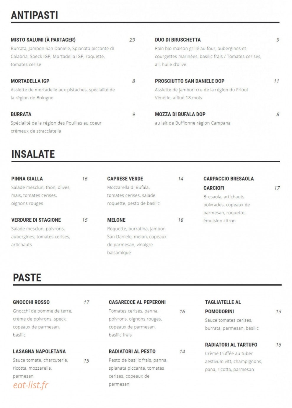 Simonetta — carte page 1
