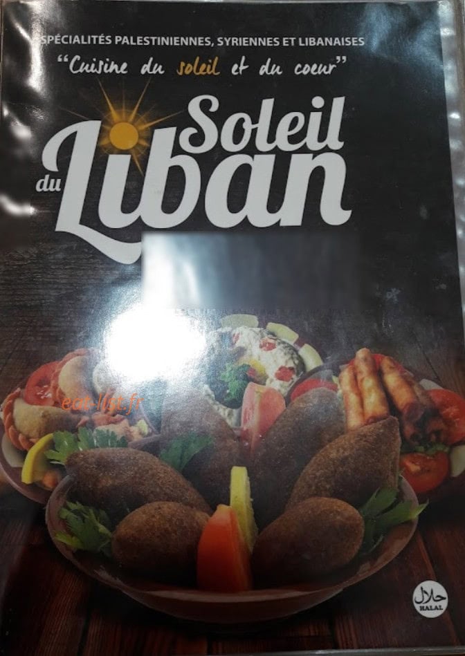 Soleil Liban — carte page 1