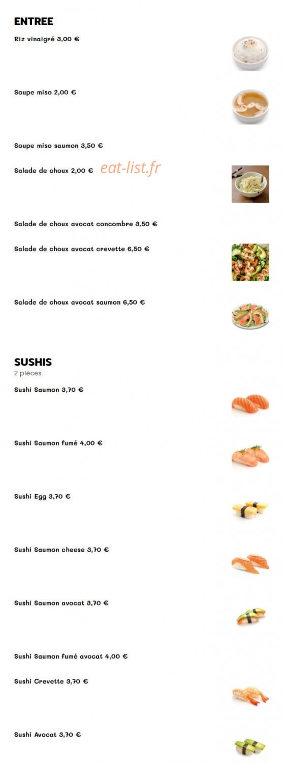 Sugar Hot — carte page 1