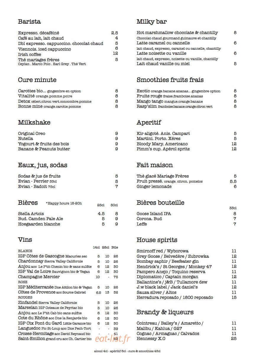 Sunny — carte page 2