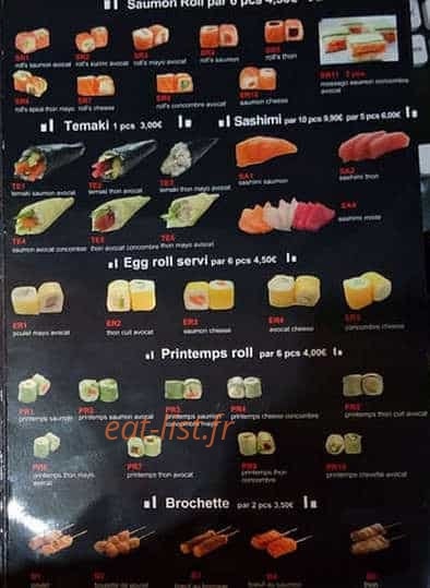Sushi Mod — carte page 4