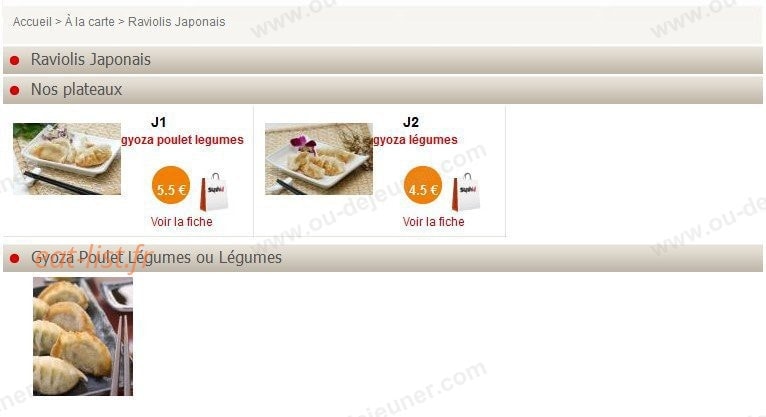 Sushi Ô — carte page 13