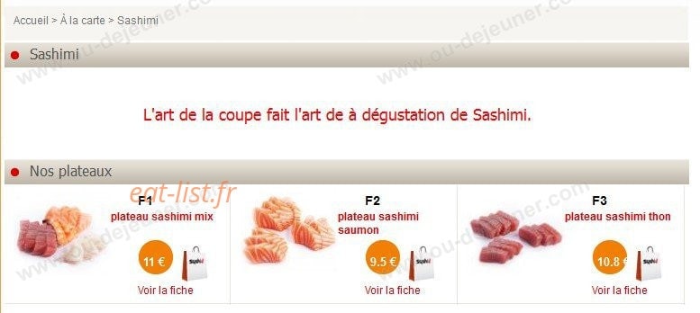 Sushi Ô — carte page 10