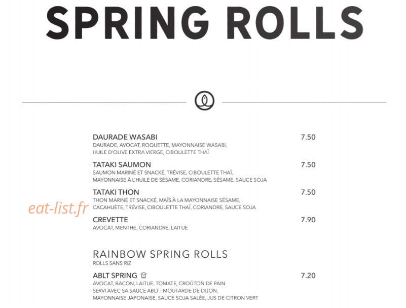 Sushi Shop — carte page 24