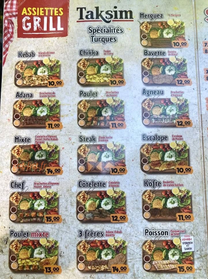Taksim — carte page 2