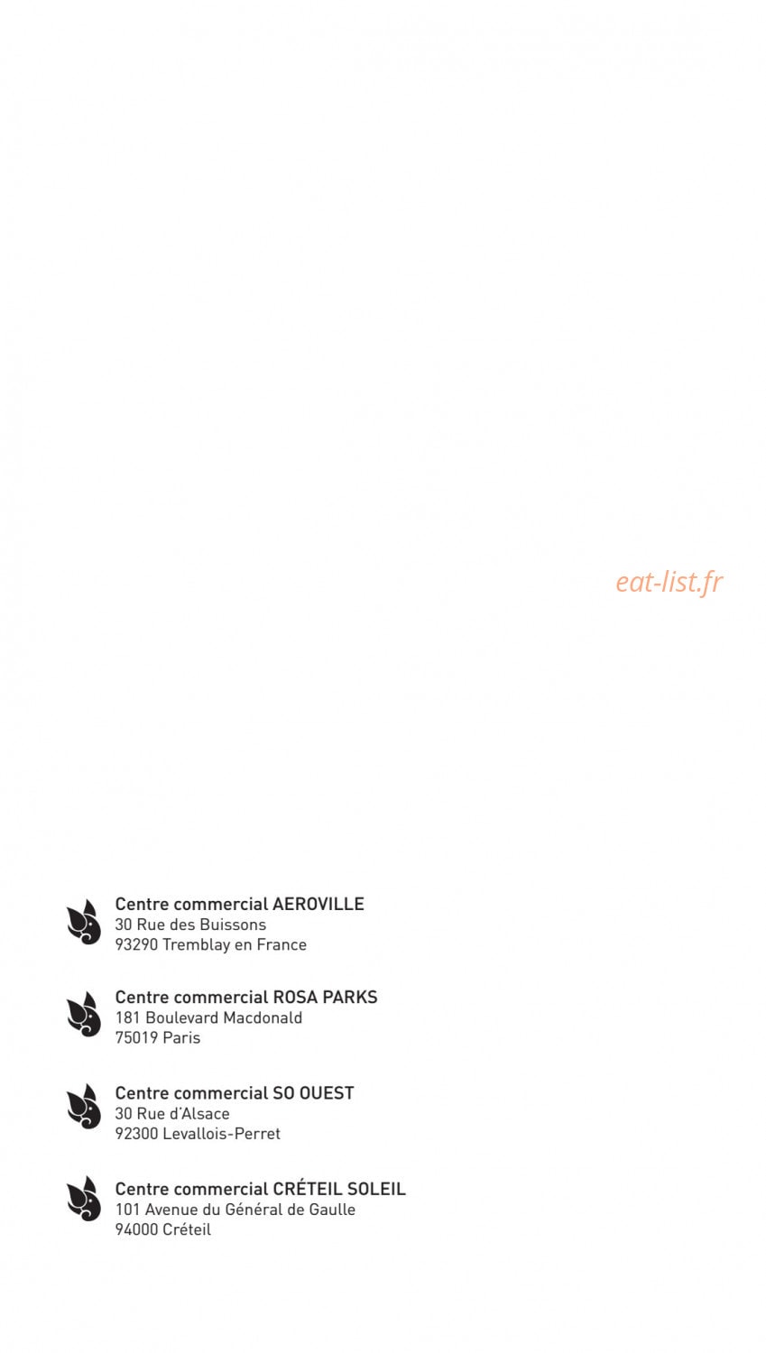Thaï Basilic — carte page 16