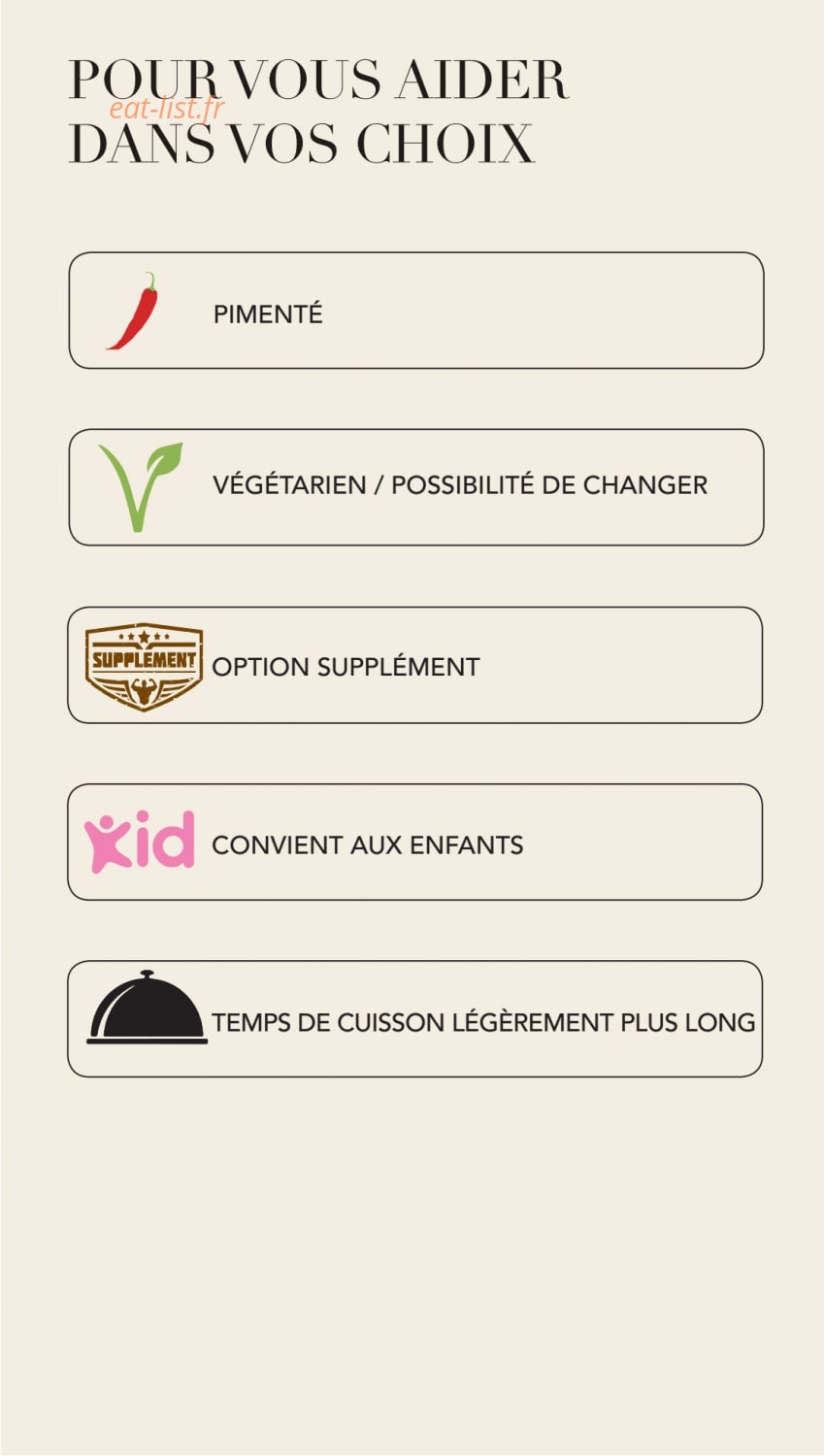 Thaï Basilic — carte page 2
