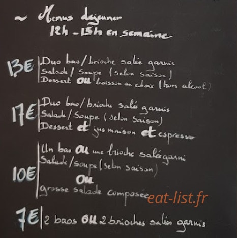 TopKnot Café — carte page 2