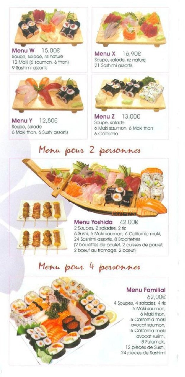 Yoshida — carte page 5