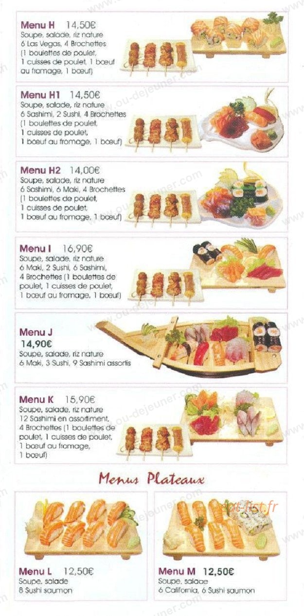 Yoshida — carte page 3