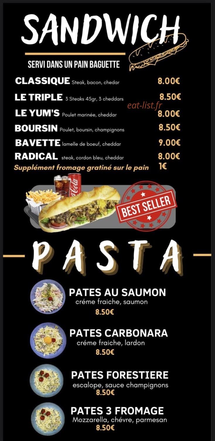 Yum's — carte page 2