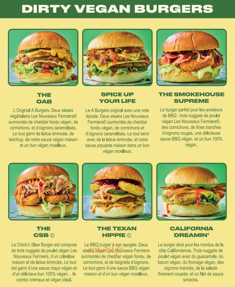 A Burgers — carte page 1