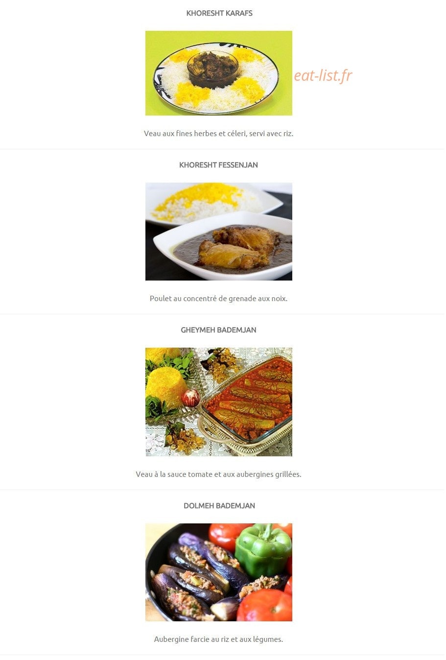 A Table — carte page 9