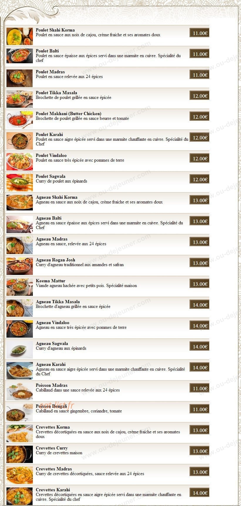 Aarchna — carte page 3