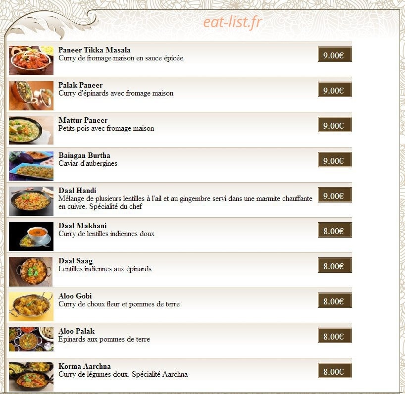 Aarchna — carte page 4