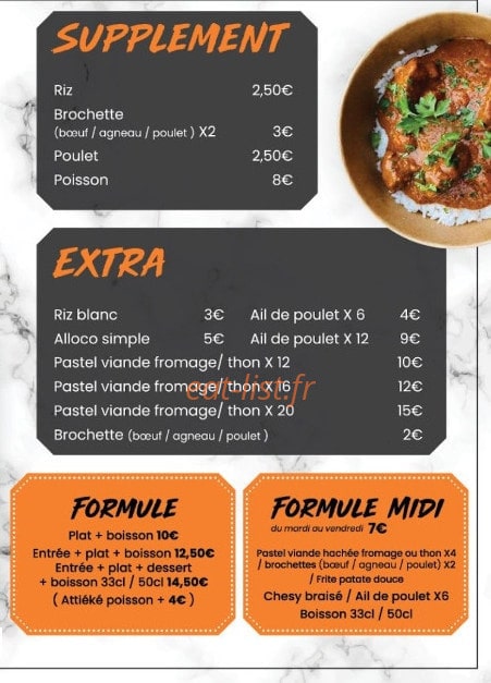 African Do Eat — carte page 3