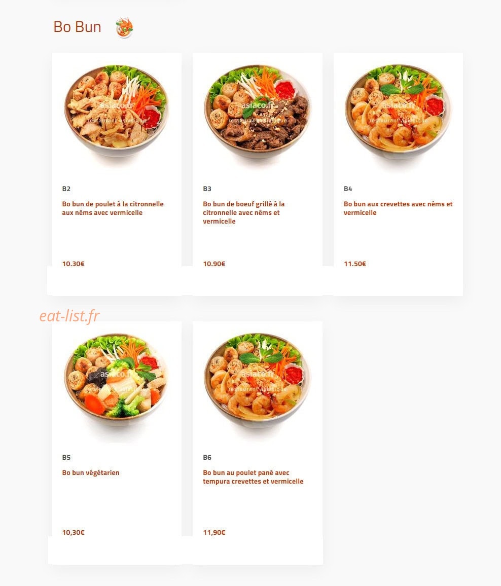 Asia et Co — carte page 2