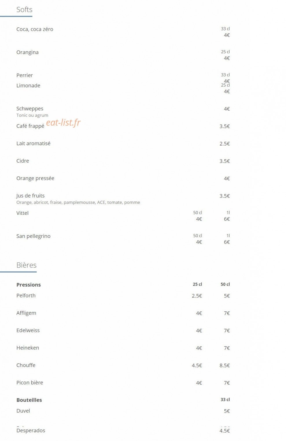 Aux Ours — carte page 4