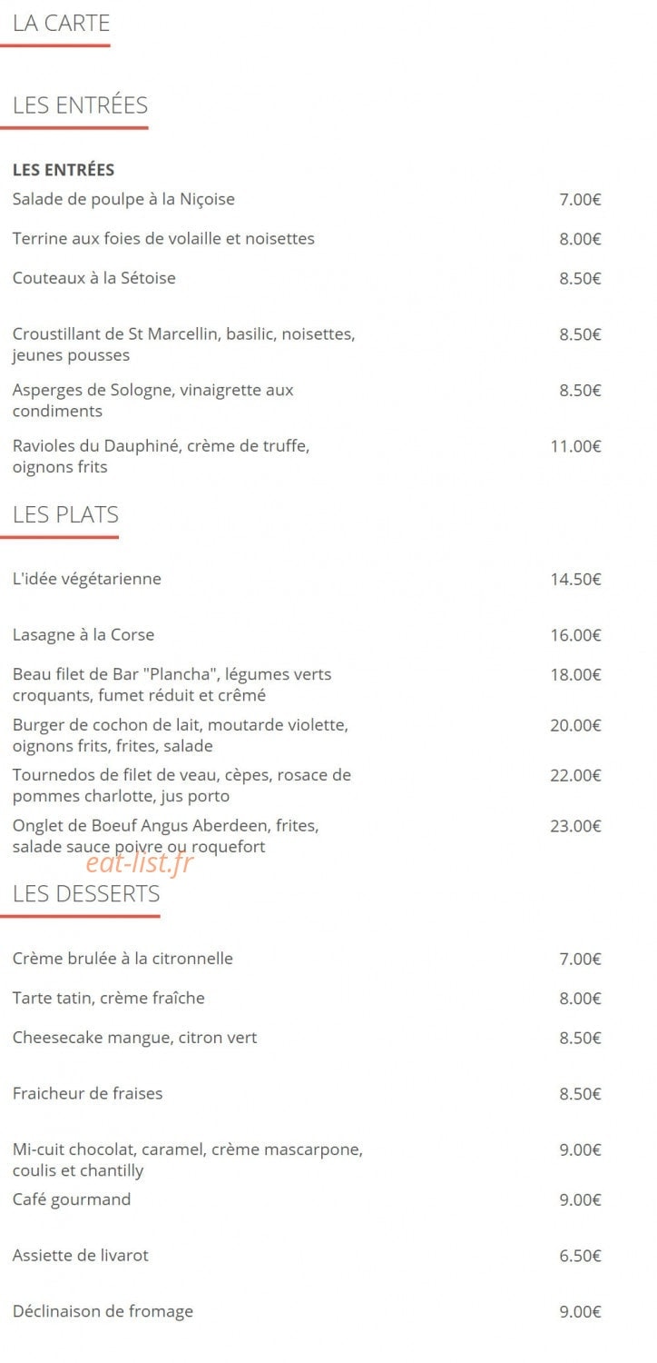 Aux petits oignons — carte page 3