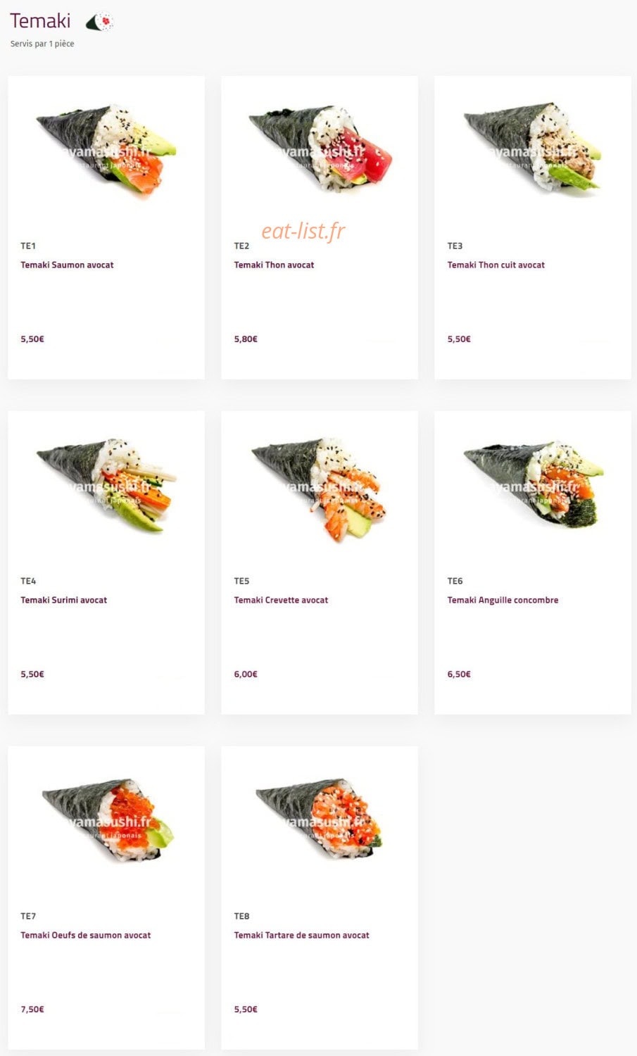 Ayama — carte page 20
