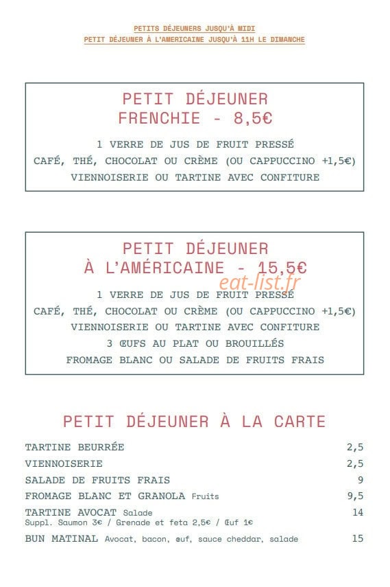 Café Juliette — carte page 8