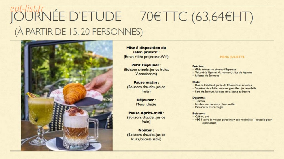 Café Juliette — carte page 13
