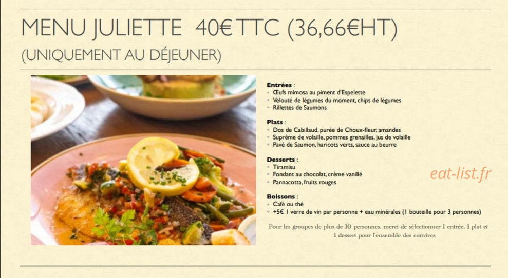 Café Juliette — carte page 10