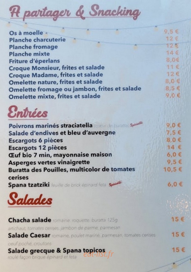 Chacha — carte page 1