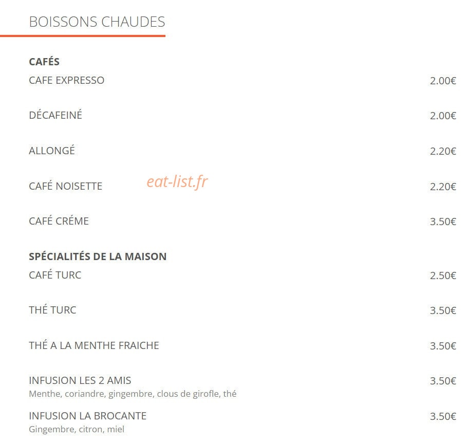 Chez les deux amis — carte page 11
