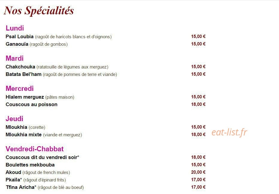 Chez René et Gabin — carte page 3