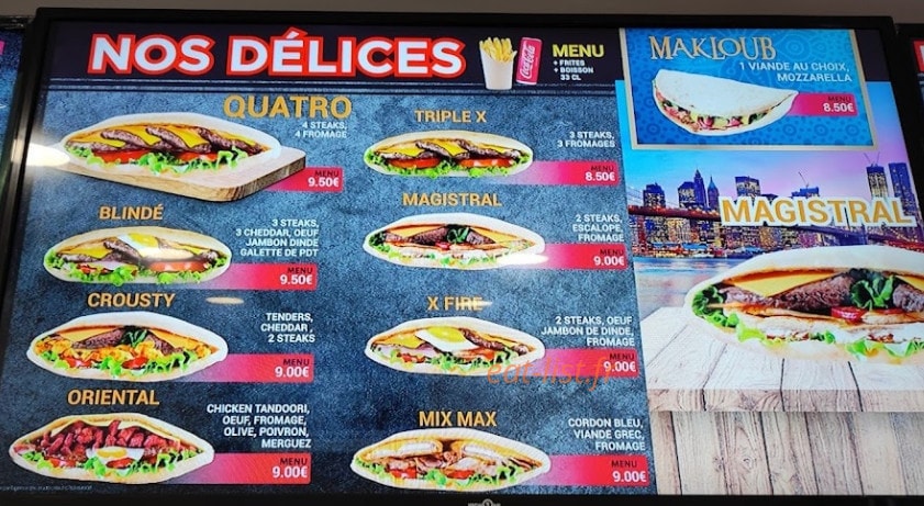 Chicken Rapido — carte page 2