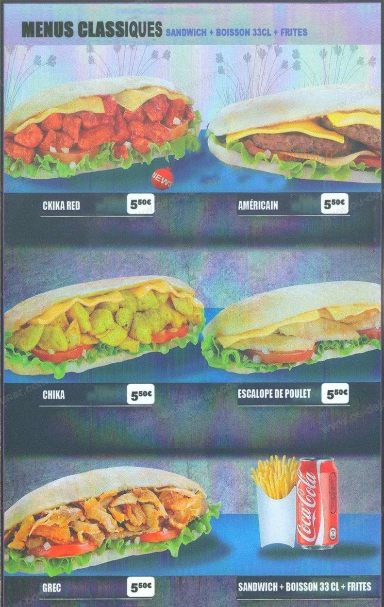 Chrono pizza — carte page 3