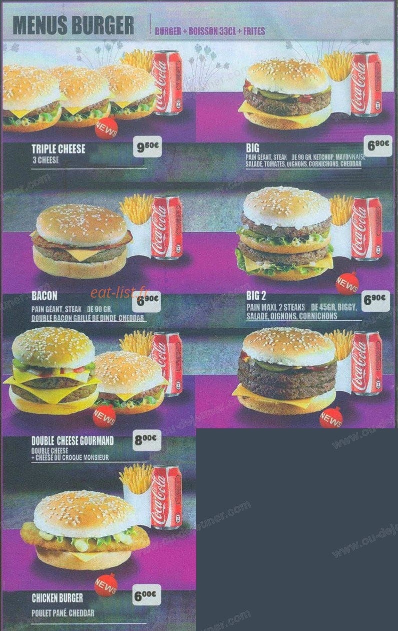 Chrono pizza — carte page 2