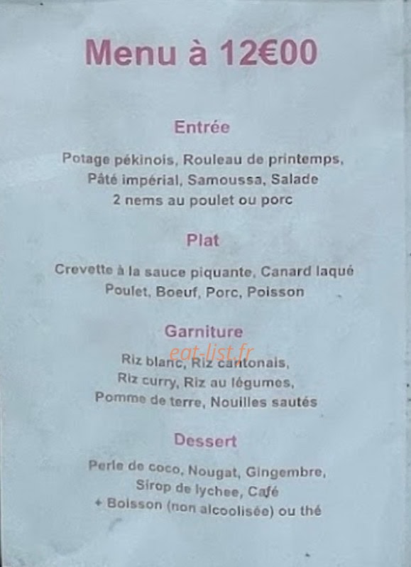Délices de Satori — carte page 3
