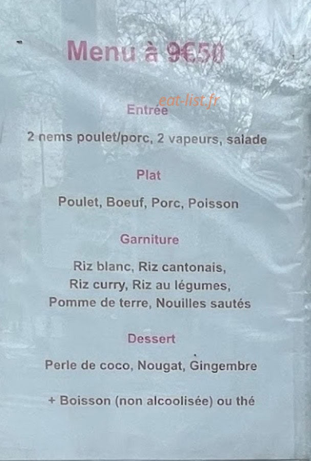 Délices de Satori — carte page 2