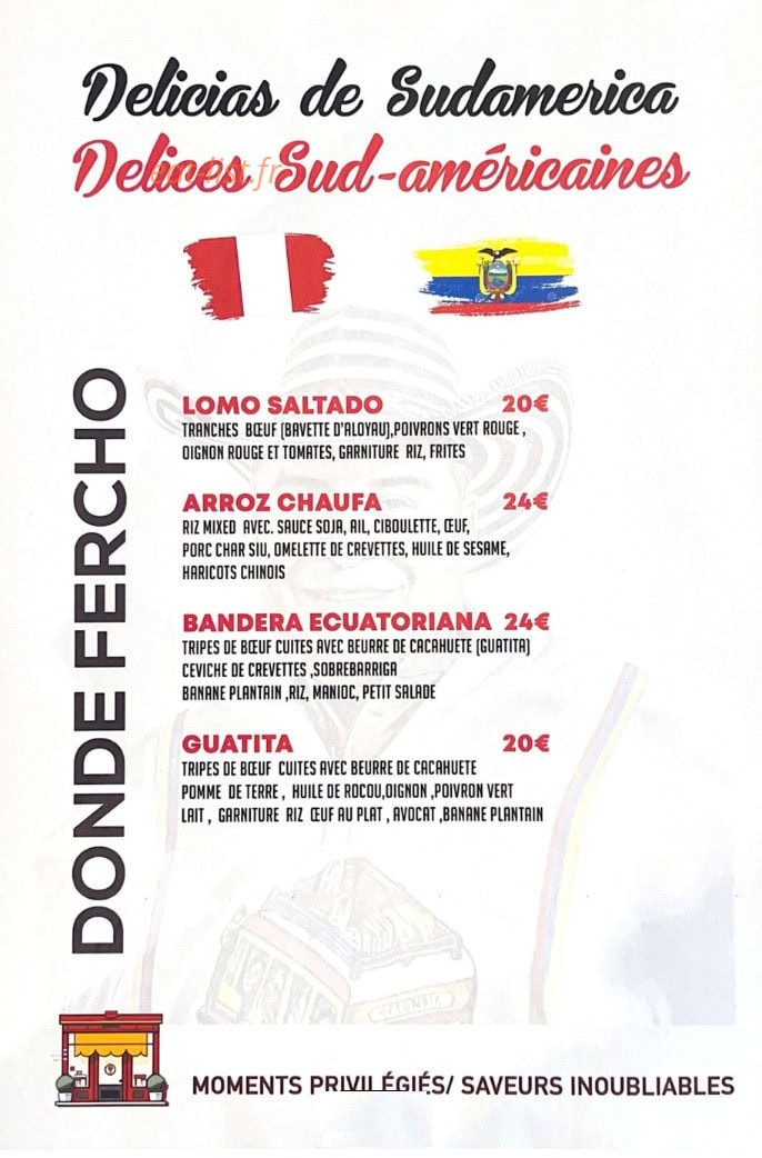 Donde Fercho — carte page 6