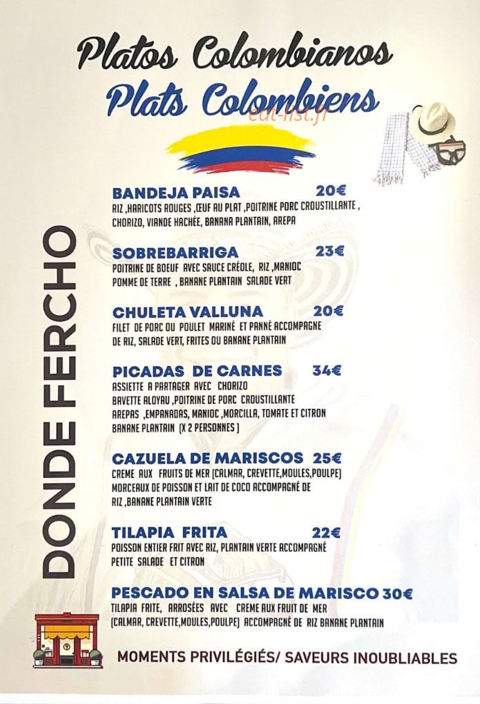 Donde Fercho — carte page 3