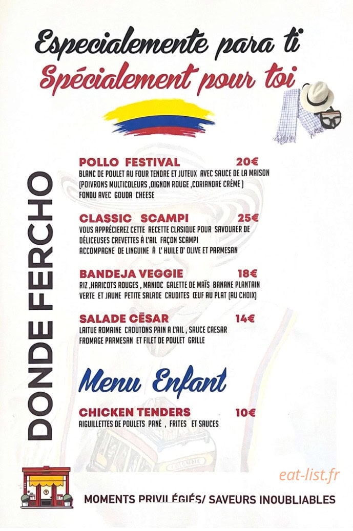 Donde Fercho — carte page 5