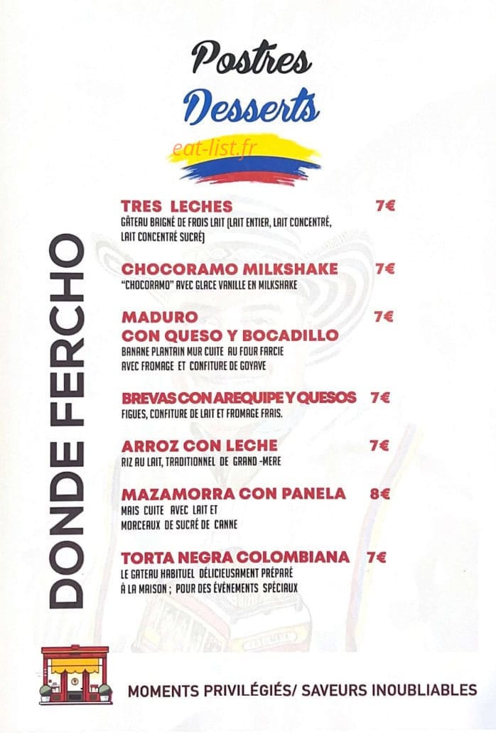 Donde Fercho — carte page 7
