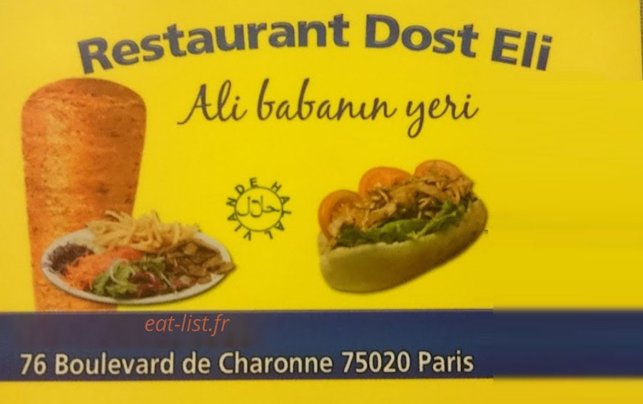 Dost Eli — carte page 1
