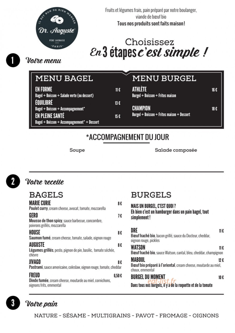 Dr. Auguste — carte page 1