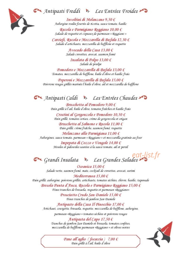 Il Pinocchio — carte page 1