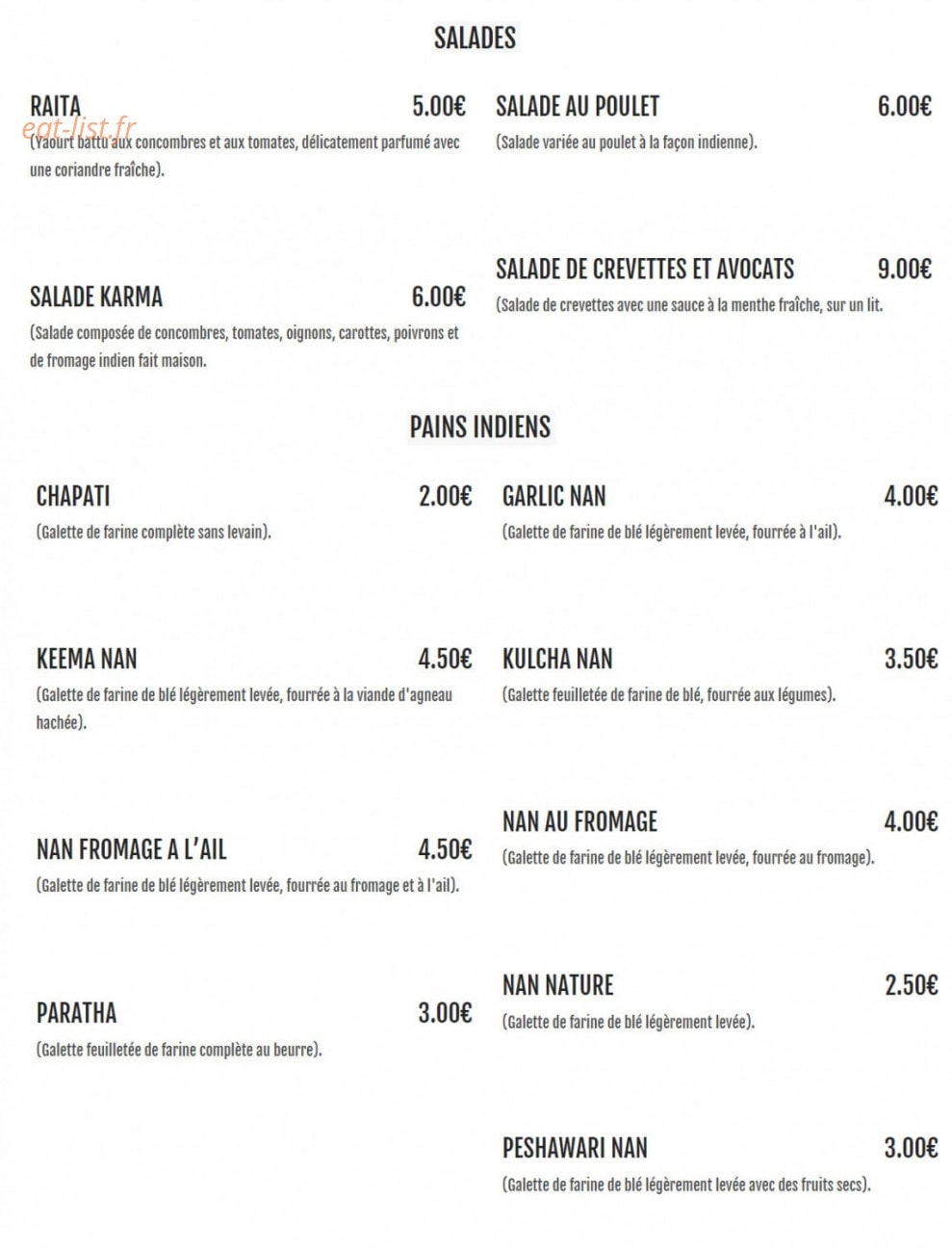 Karma — carte page 1