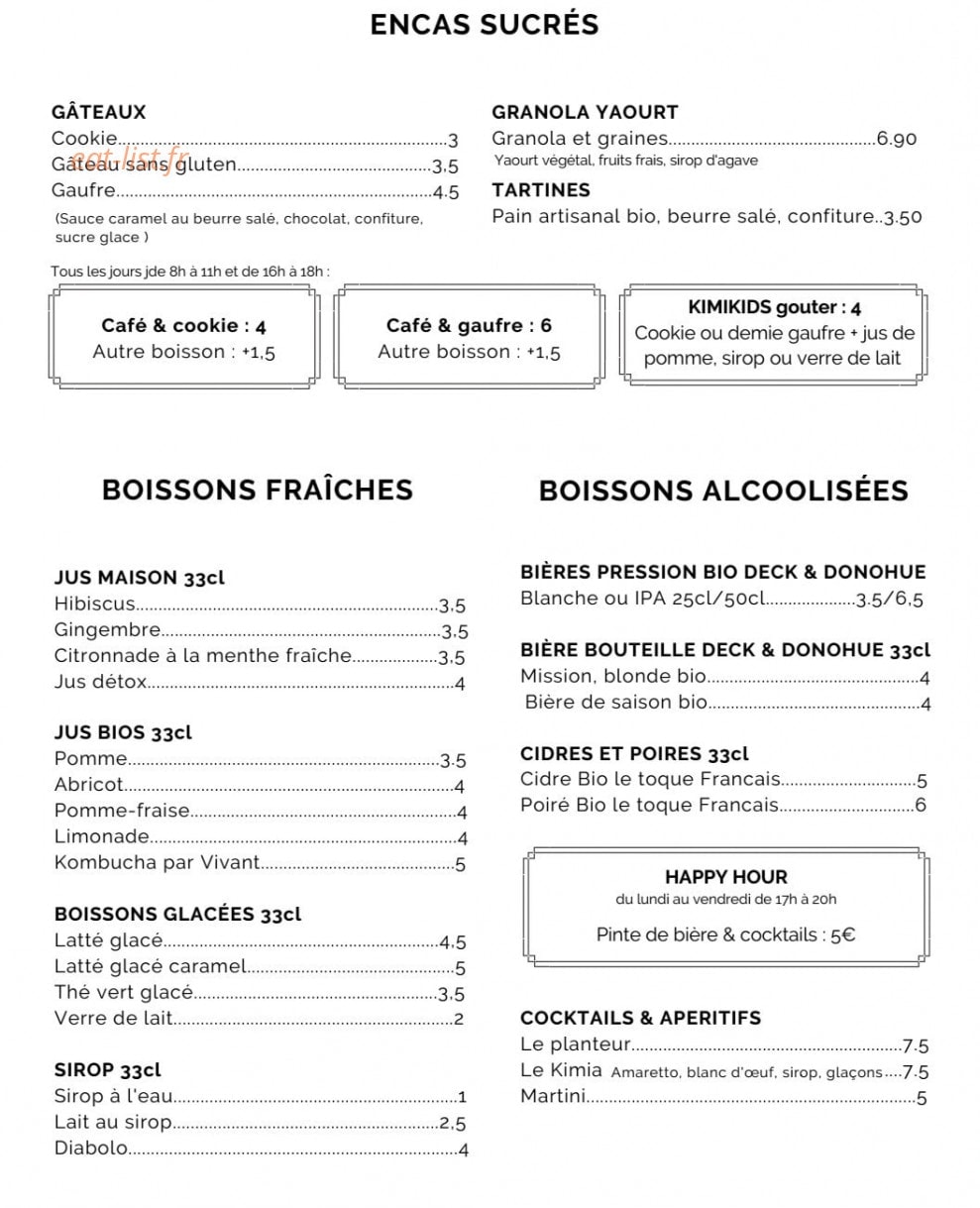 Kimia — carte page 2