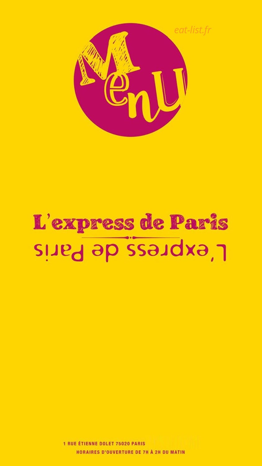 L'express de Paris — carte page 1
