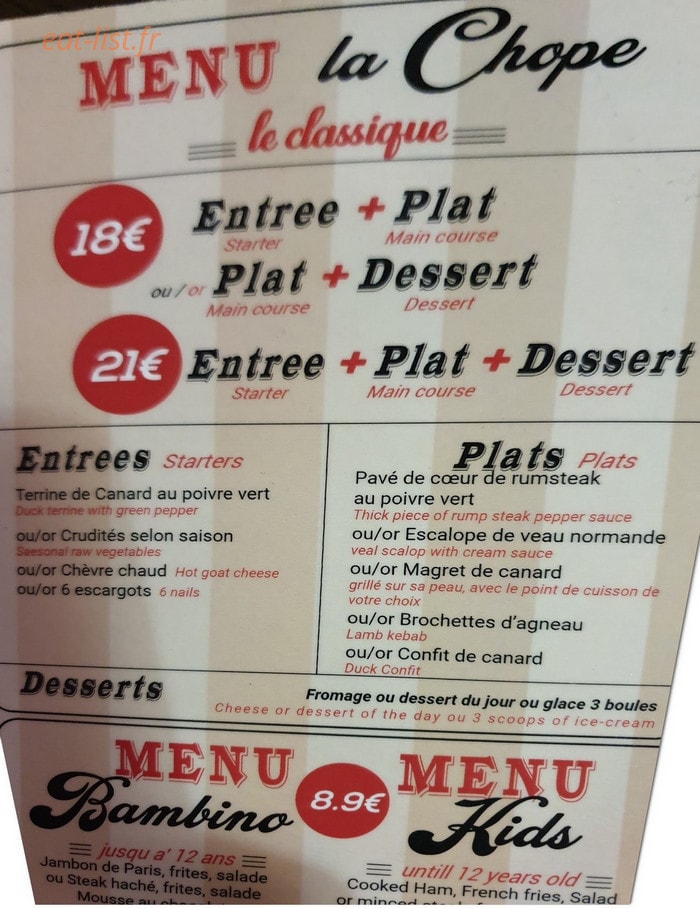 La chope Saint-Fargeau — carte page 1