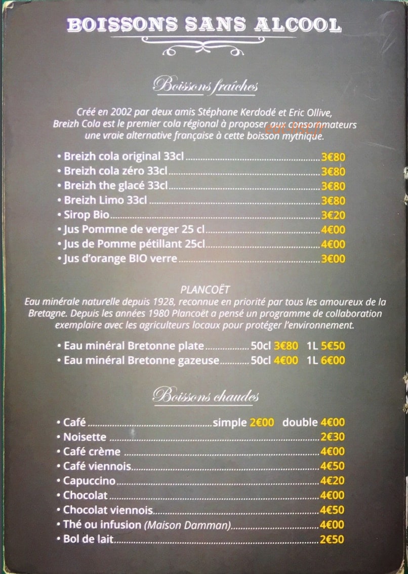 La crêperie Gambetta — carte page 5