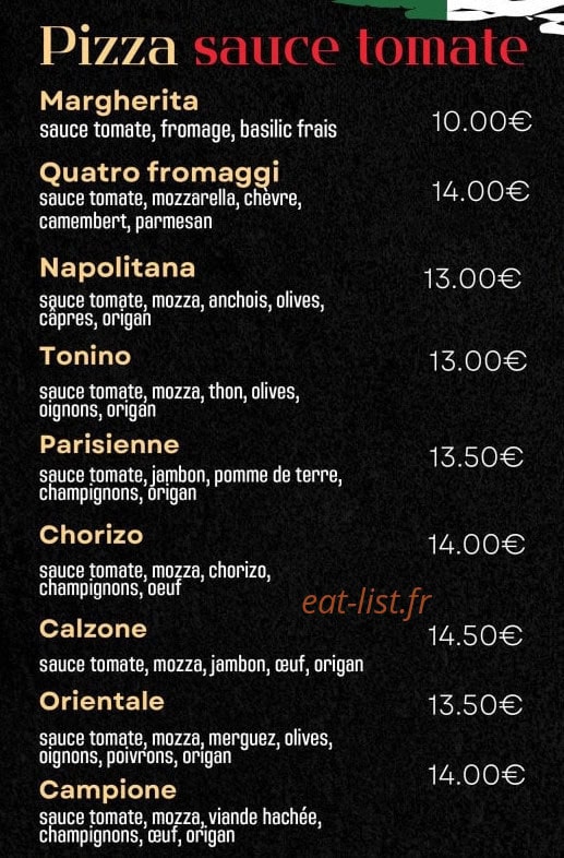 La Dorata — carte page 2