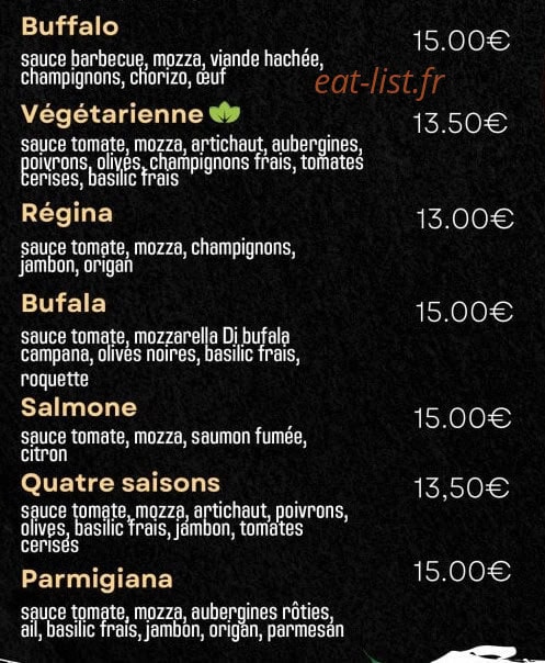 La Dorata — carte page 3